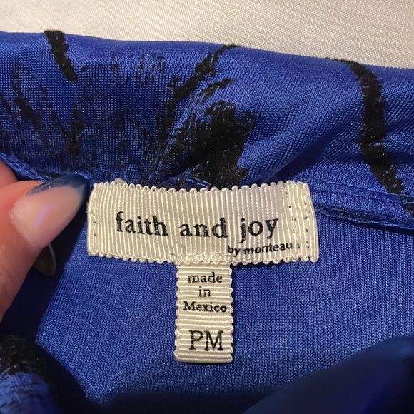 Blue Stretchable Flared Knee Pencil Skirt - Picture 5 of 6